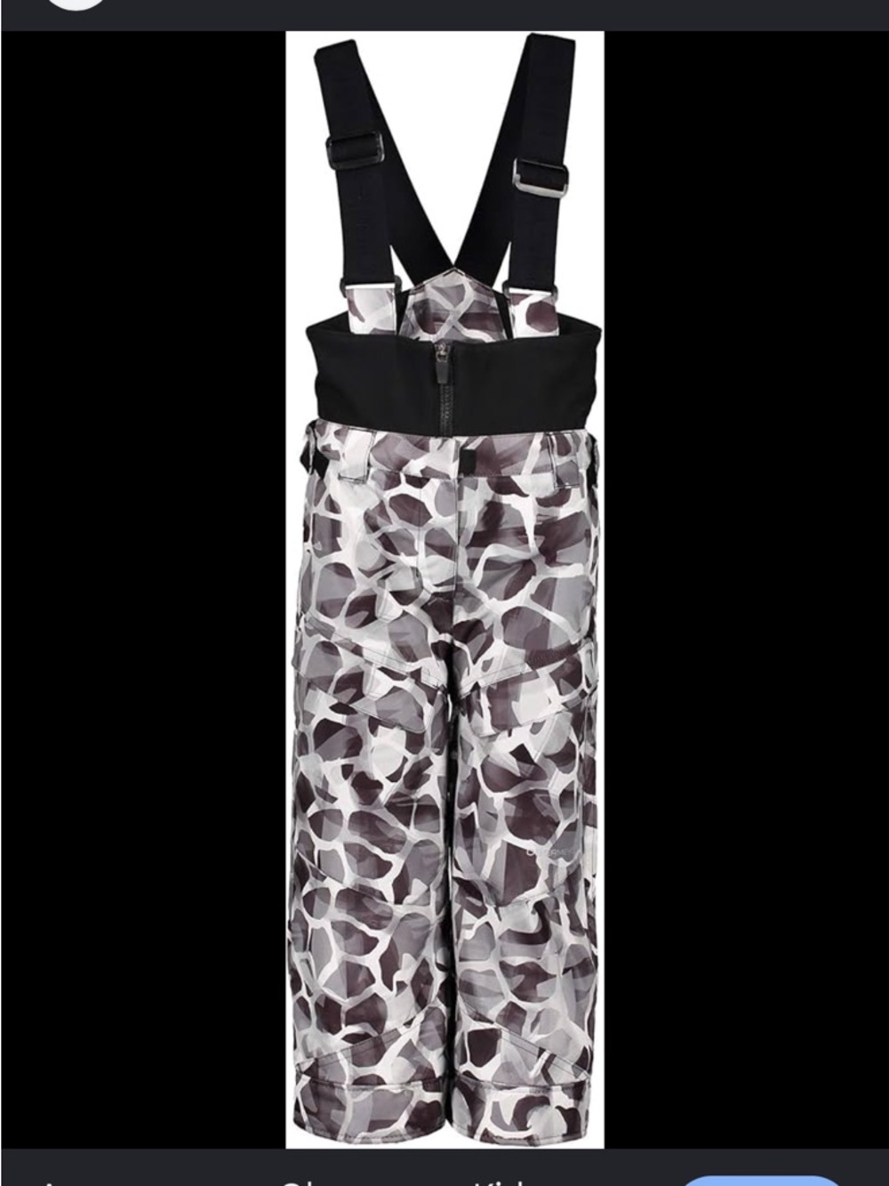 Obermeyer Warp Ski Bib Pants Boys 8 Insulated Winter Snow Ski bib waterproof